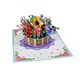 image 4 of Sunshine & Petals Vibrant Floral Pop-Up Greeting Card