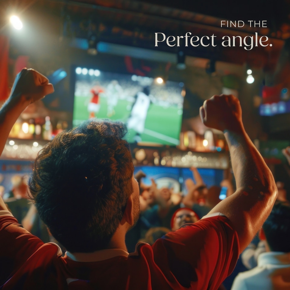 image 1 of Television Bracket - 26-75 inch screens, extendable, tilt, swivel TV wall mount