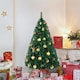 image 2 of Yaheetech 152cm Artificial Christmas Tree with 718 PVC Tips Green