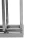 image 3 of Interiors by Premier Nickel Finish Rectangular Floor Lamp Silver