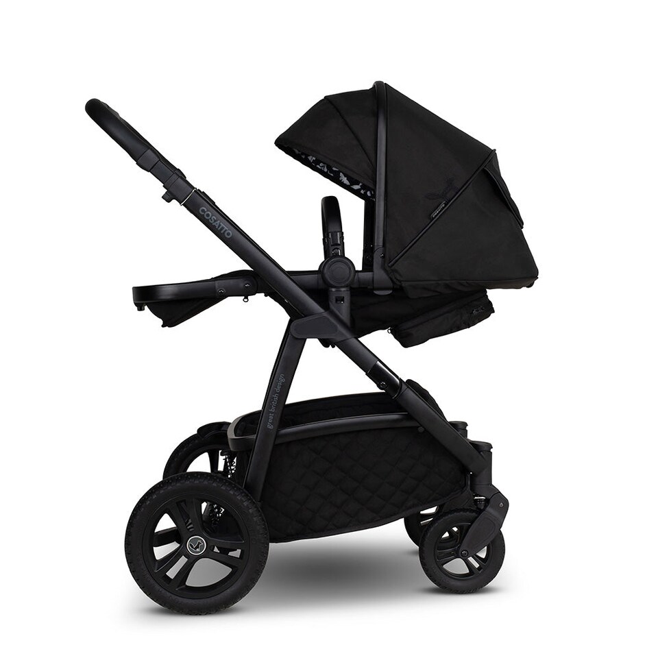 image 1 of Cosatto Wow 3 Pram and Pushchair Carrycot and Reversible Seat, All Terrain Travel System