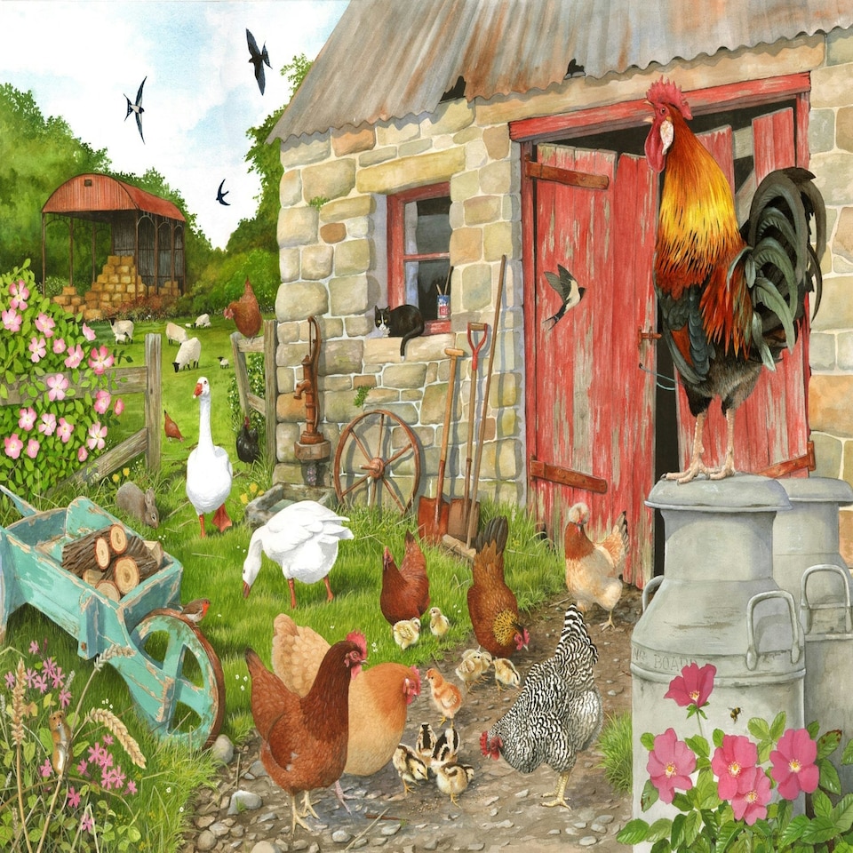 The House of Puzzles, Ruling The Roost - BIG 500 Piece Jigsaw Puzzle