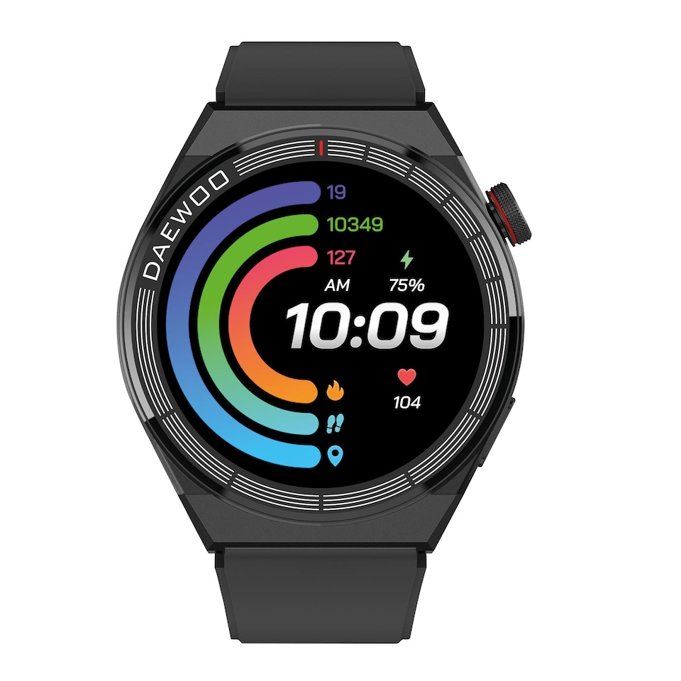 image 1 of Daewoo CNX Smartwatch Calls, Notifications & Fitness Tracking - Black