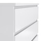 image 6 of Naia Chest of 5 Drawers in White High Gloss