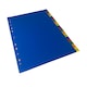 image 5 of A4 20 Part Polypropylene Dividers with Reinforced Index Cover