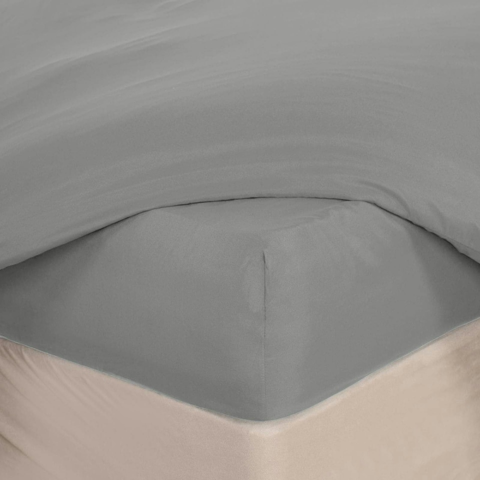 image 1 of OHS Plain Dyed Deep Fitted Bed Sheet Ultra Soft Microfibre