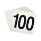 image 1 of Argon Tableware Wedding Table Number Cards - 1 to 100 - White | White | White