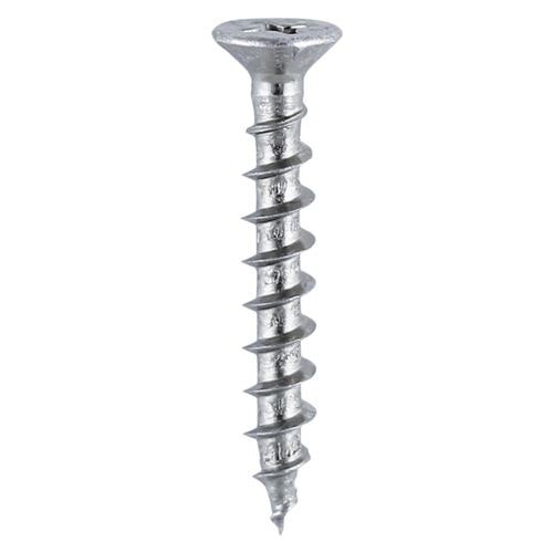 Timco - Window Fabrication Screws - Countersunk with Ribs - PH - Single Thread - Gimlet Point - Zinc (Size 4.3 x 35 - 1000 Pieces)