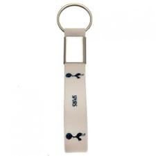 Tottenham Hotspur FC Silicone Keyring - White - One Size (UTTA1259)
