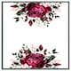 image 3 of Open roses (Picture Frame) Brown | L
