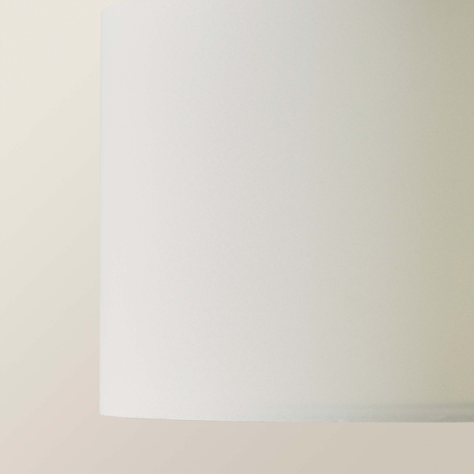 image 1 of ValueLights 3 Pack Modern Cream Drum Pendant Ceiling Light Shades With Diffusers