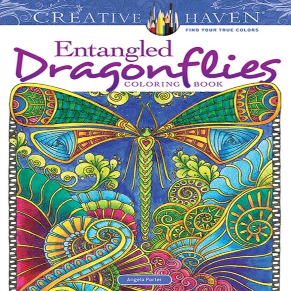 Creative Haven Entangled Dragonflies Col