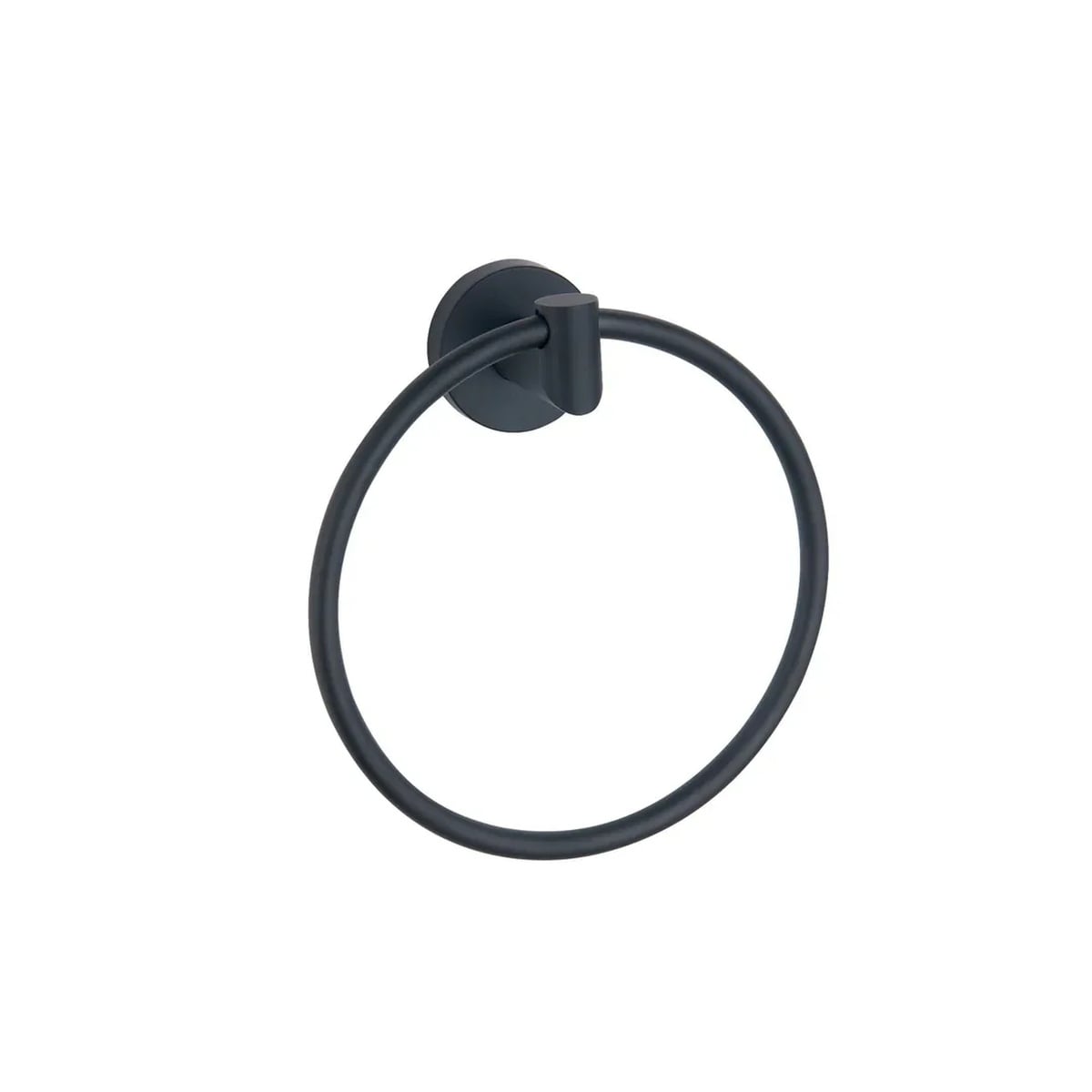 Bathroom Kingdom Melbourne Black Round Towel Ring