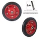image 10 of Replacement 13" x 3" Puncture Proof / Solid Wheelbarrow Wheel With Axle