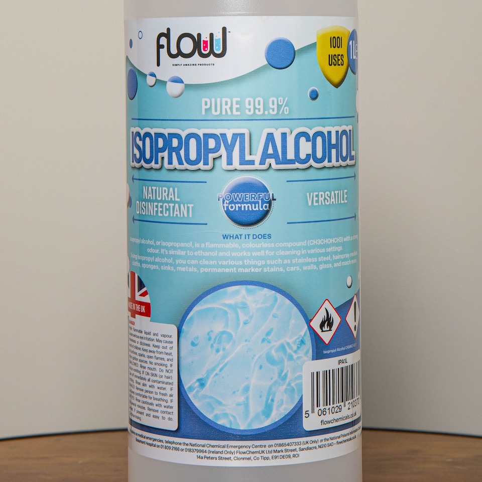 image 1 of 1 Litre 99% Isopropyl Alcohol Cleaning Solution
