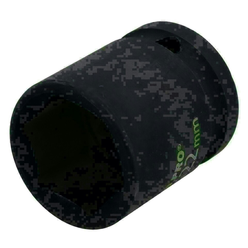 image 1 of 22mm Metric Shallow Impact Impacted European Style Socket 1/2" Drive 6 Sided