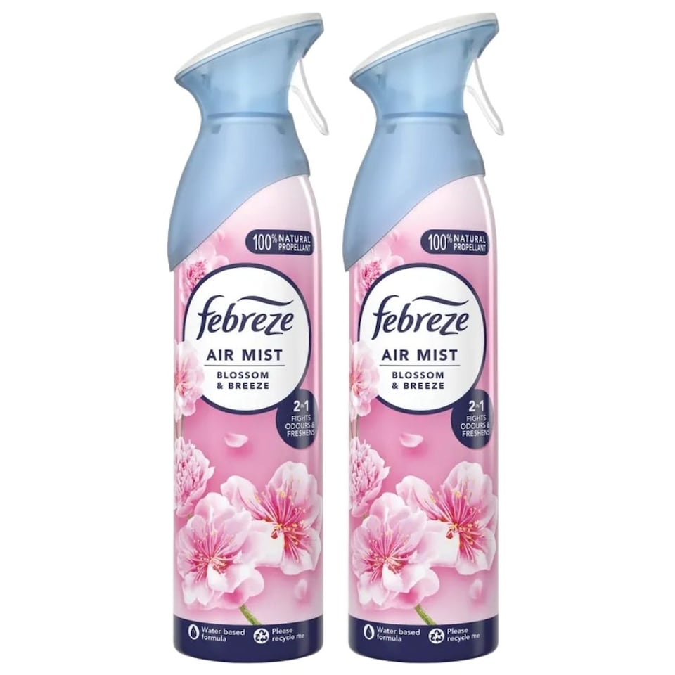 Febreze Blossom & Breeze Air Freshener Spray 185ml 2 Pack