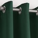 image 3 of Enhanced Living Vogue Green 90 x 72 inch (229x183cm) Eyelet Thermal Noise reducing Dim Out Curtains (PAIR)