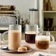 image 6 of 6 Pcs Iconic Glass Mugs Coffee Tea Cup Set Hot Drinks Handle | Clear | Clear