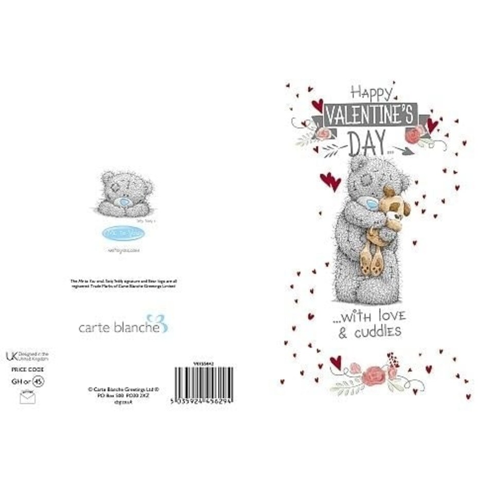 image 1 of Me to You Happy Valentine's Day Dog Tatty Teddy Bear