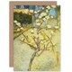 image 1 of Van Gogh Blossoming Pear Tree Detail Greeting Card
