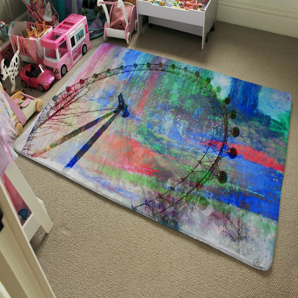 image 1 of London Eye (Rug) Multi | Small: 60x110cm