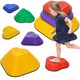 image 1 of AIYAPLAY 6-Piece Kids Stepping Stones, Non-Slip Stackable River Stones