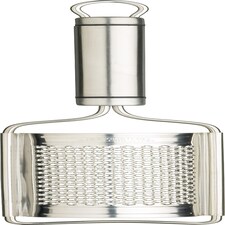 KitchenCraft Grater Silver Stainless Steel Curved