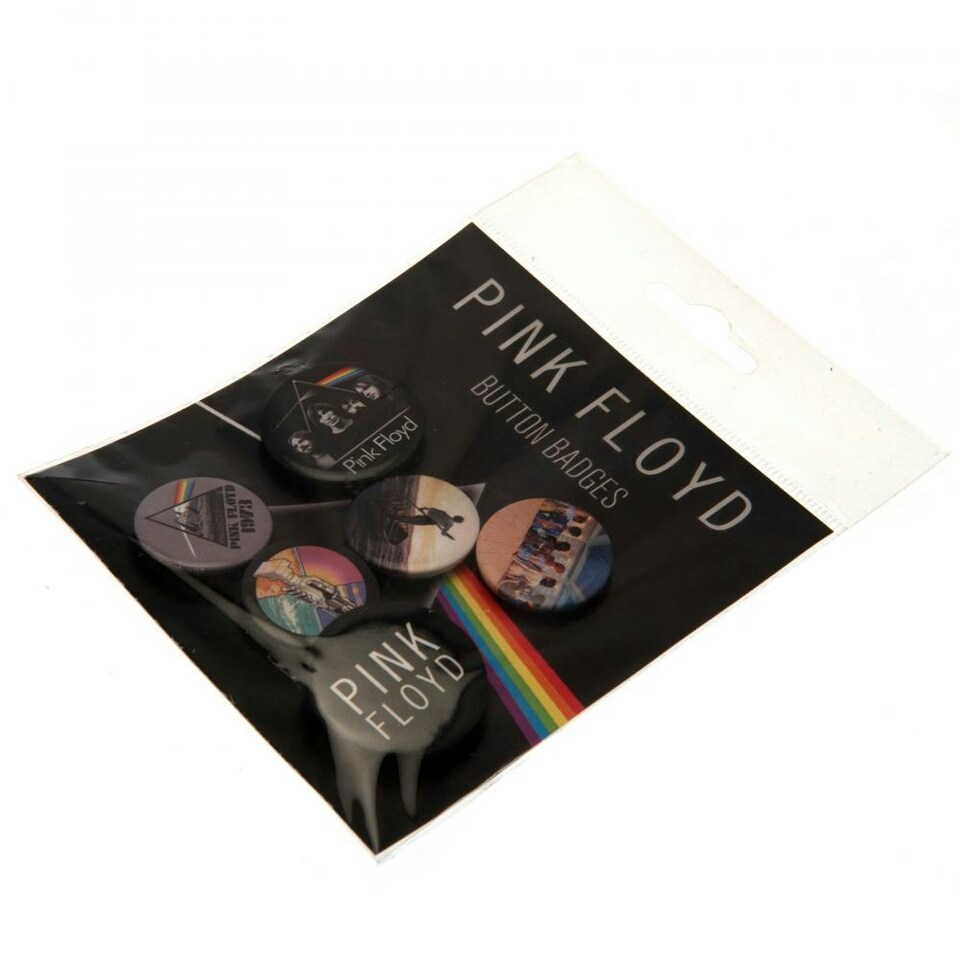 image 1 of Pink Floyd Button Badge Set - Multi-colour - One Size