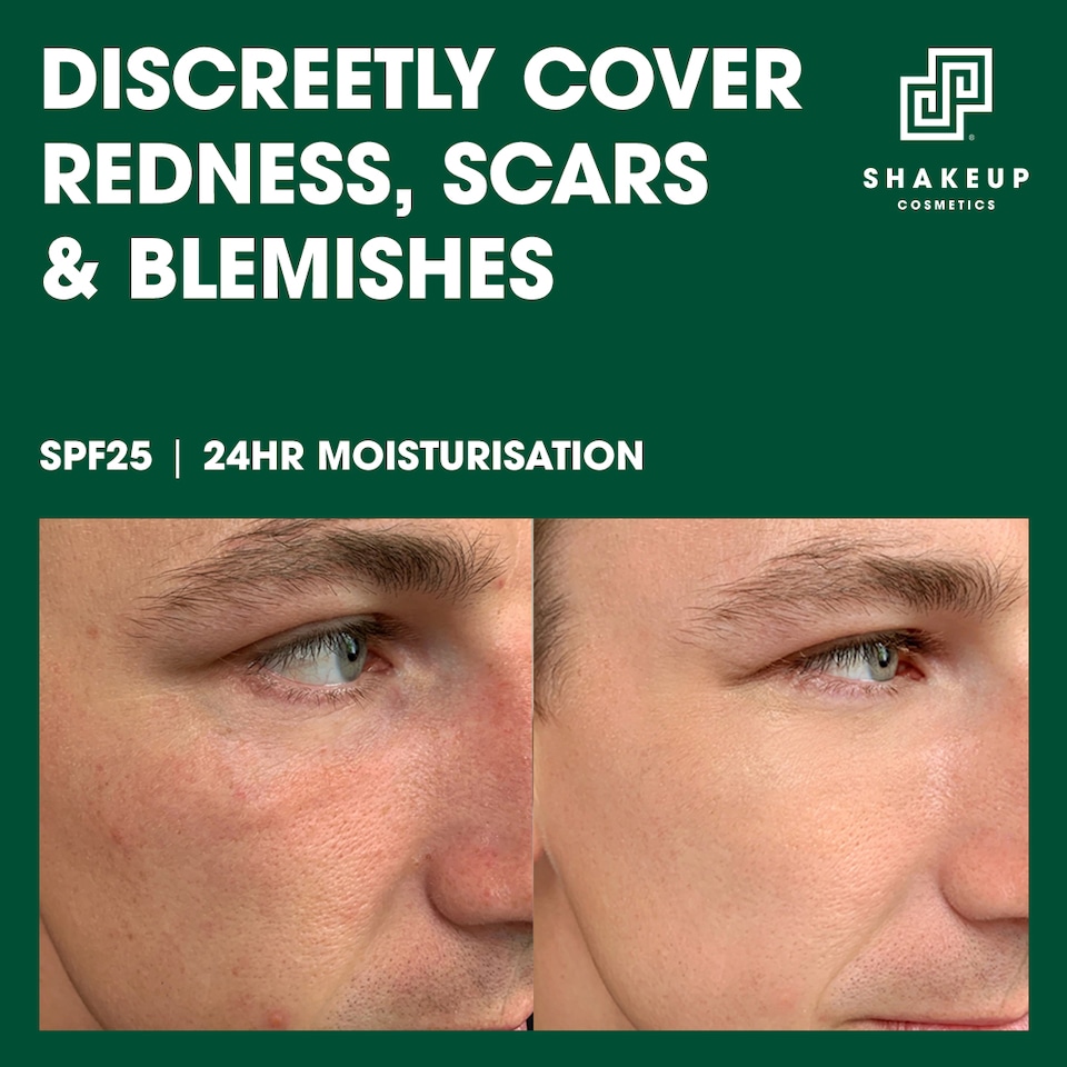 image 1 of Shakeup Cosmetics LET'S FACE IT Men's Anti-Redness Tinted Moisturiser with SPF - 50ml