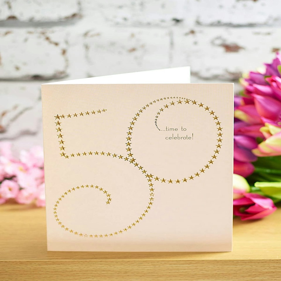 image 1 of 50th Birthday Card Age 50 Time to Celebrate