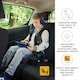 image 5 of Oracle i-Size ISOFIX Booster Seat for Car, 100-150cm (Group 2/3, Approx. 4-12 Years), Convertible High Back to Backless, Enhanced Safety & Comfort (Dark Grey)