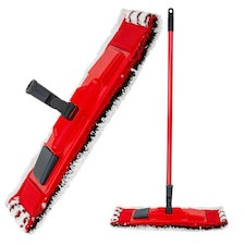 1 x Bathroom & Kitchen Microfibre Flat Head Floor Mops For Cleaning Hard Floors