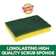 image 2 of Scotch-Brite Classic Heavy Duty Scrub Sponge Pack of 20 Bulk Buy Yellow