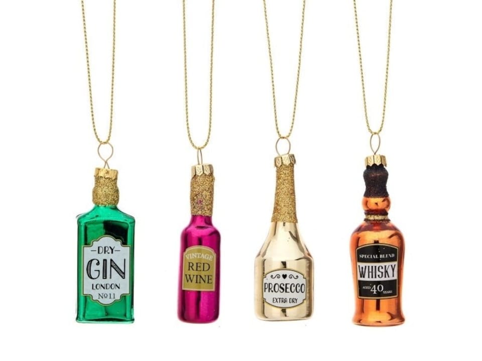 image 1 of Sass & Belle Tree Decoration Set of 4 Christmas Cheer