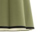 image 3 of Olive Green Linen Scallop Drum Lamp Shade with Black Cotton Trims Green