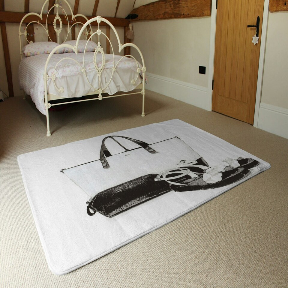 image 1 of Dressed to impress (Rug) White | XL: 160x230cm