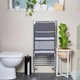 image 5 of Nicola Spring Deluxe Turkish Soft Lightweight 100% Cotton Bath Towel - 157 x 87cm - Steel Grey - Bath Towel Beach Towel Bath Sheet Beach Blanket Grey