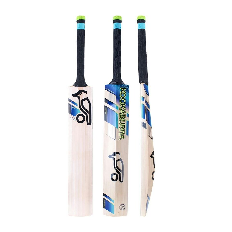 Kookaburra Rapid 6.4 Cricket Bat - Natural/Blue/Black - Short Handle