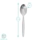 image 3 of Argon Tableware Economy Stainless Steel Teaspoons - 13.5cm - Pack of 6