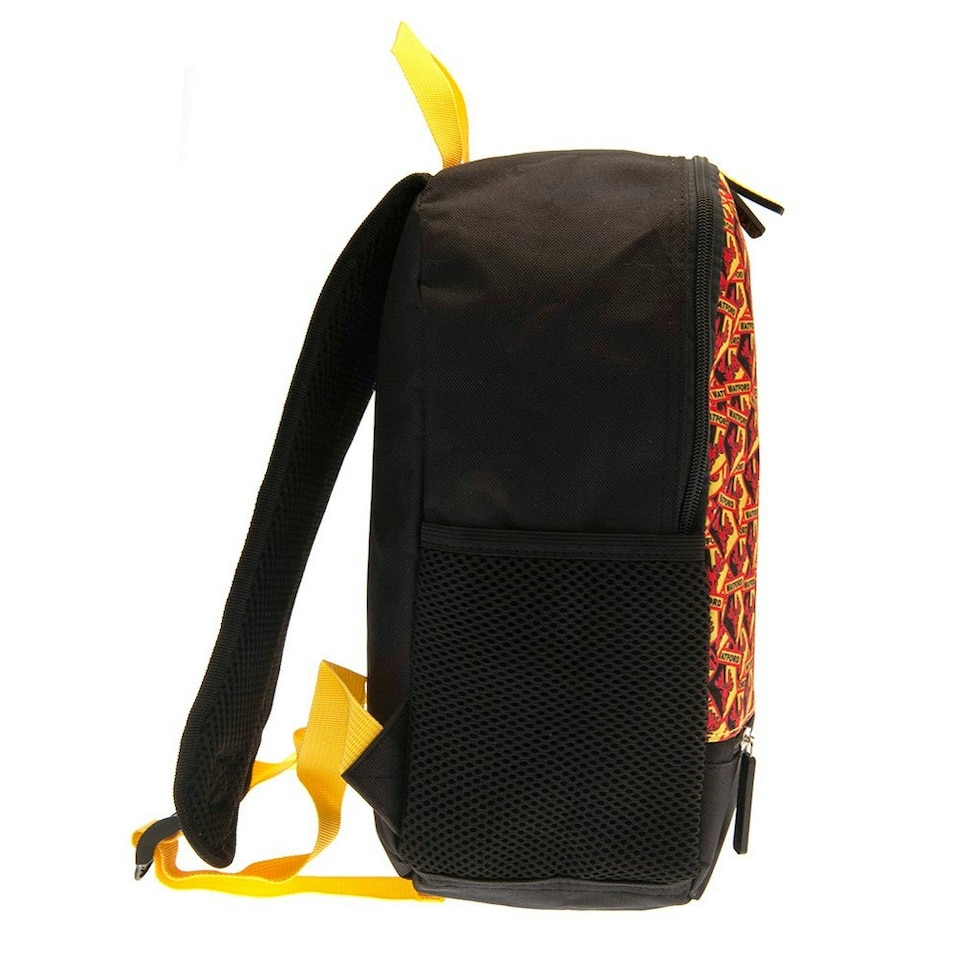 image 1 of Watford FC Backpack - Black/Yellow/Red - One Size
