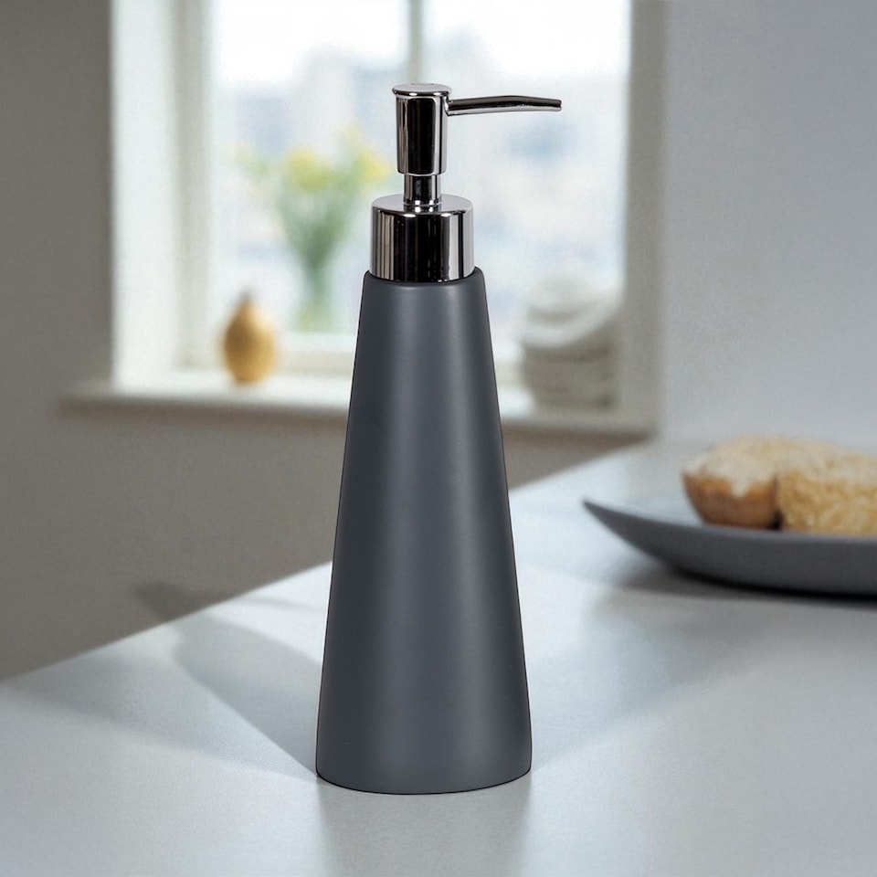 image 1 of Showerdrape Alto Grey 3 Piece Bathroom Accessory Set | Grey | 1