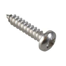 Forgefix Self-tapping Screws, Pozi, Pan Head, A2 Stainless Steel - Multi Colour - 3/4in x 8 ForgePack 30