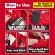 image 3 of aZengear Repair Patches - Waterproof, Self-Adhesive, Tear-Cold-Heat-Resistant to Fix Down Jackets, Tents, Upholstery, Black 2 Pack