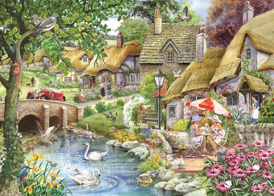 image 1 of Morning Coffee 1000 Piece Jigsaw Puzzle