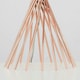 image 3 of ValueLights Gorforth Copper Table Lamp Black Tapered Shade