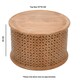 image 5 of Viva Mango Wood Round Coffee Table Brown