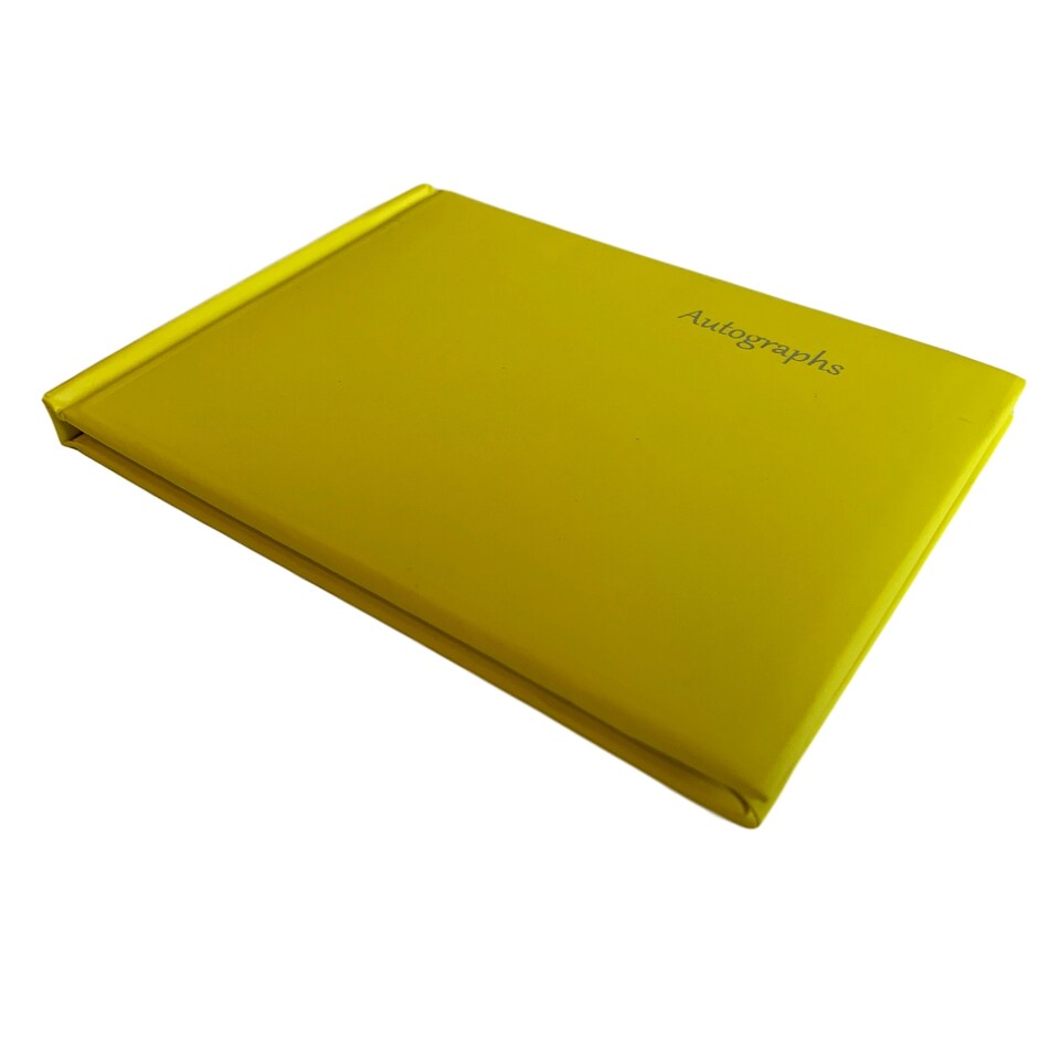 image 1 of Yellow Autograph Book by Janrax - Signature End of Term School Leavers