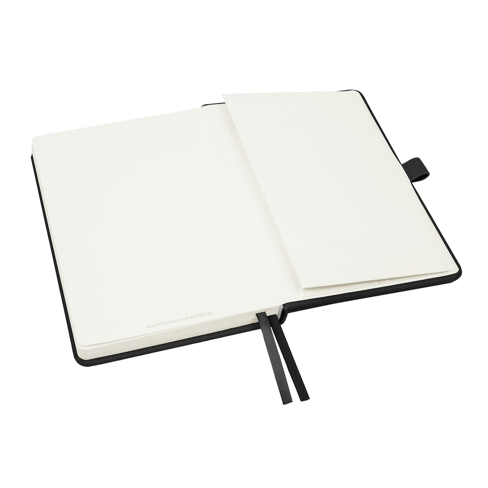 image 1 of Notes London A5 Italian Styled Moretti Notebook Black