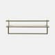 image 1 of OHS Towel Rail Bathroom Shelf Space Saving Storage Unit Wall Mounted